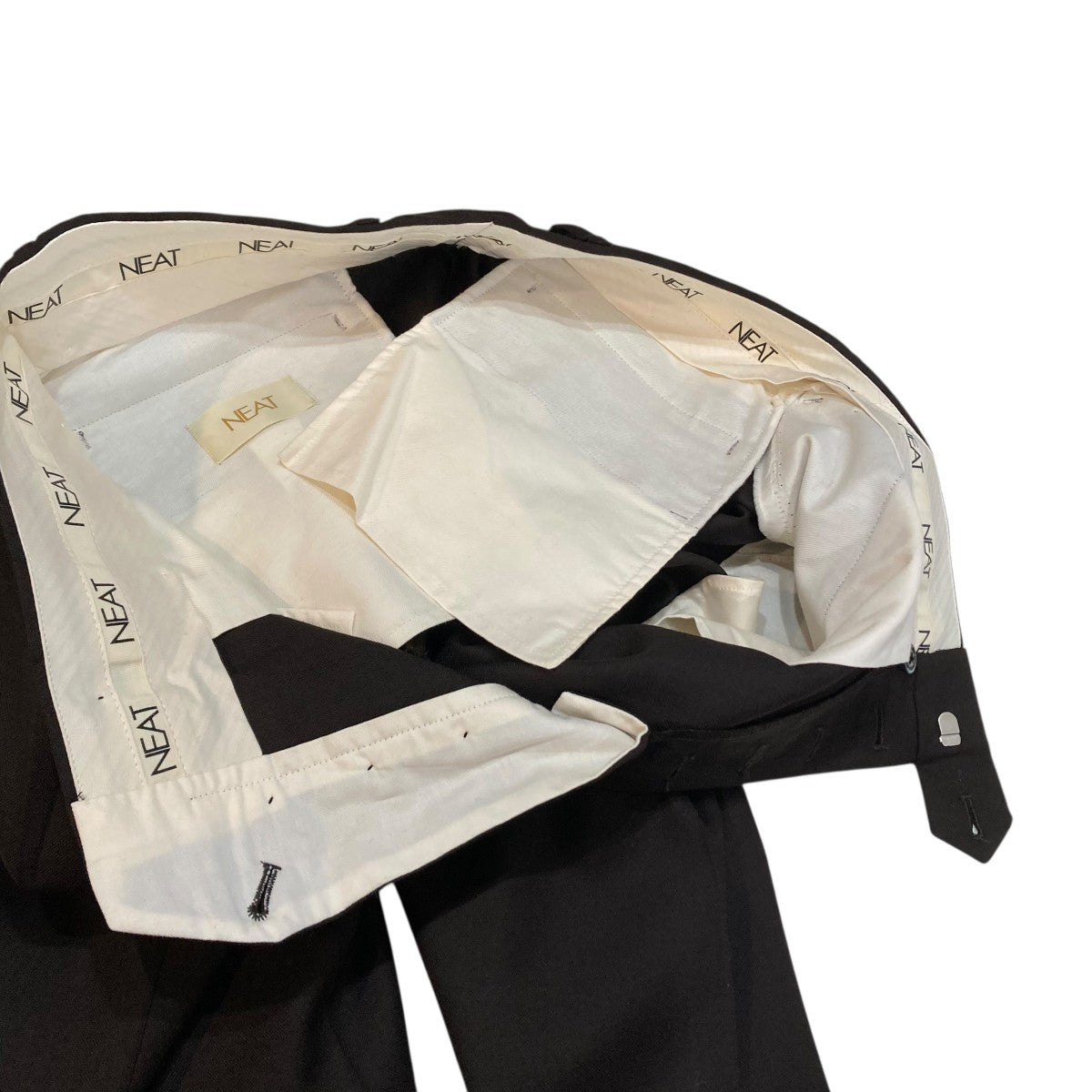 NEAT 2タックウールパンツ 古着・中古-6枚目のアイテム画像