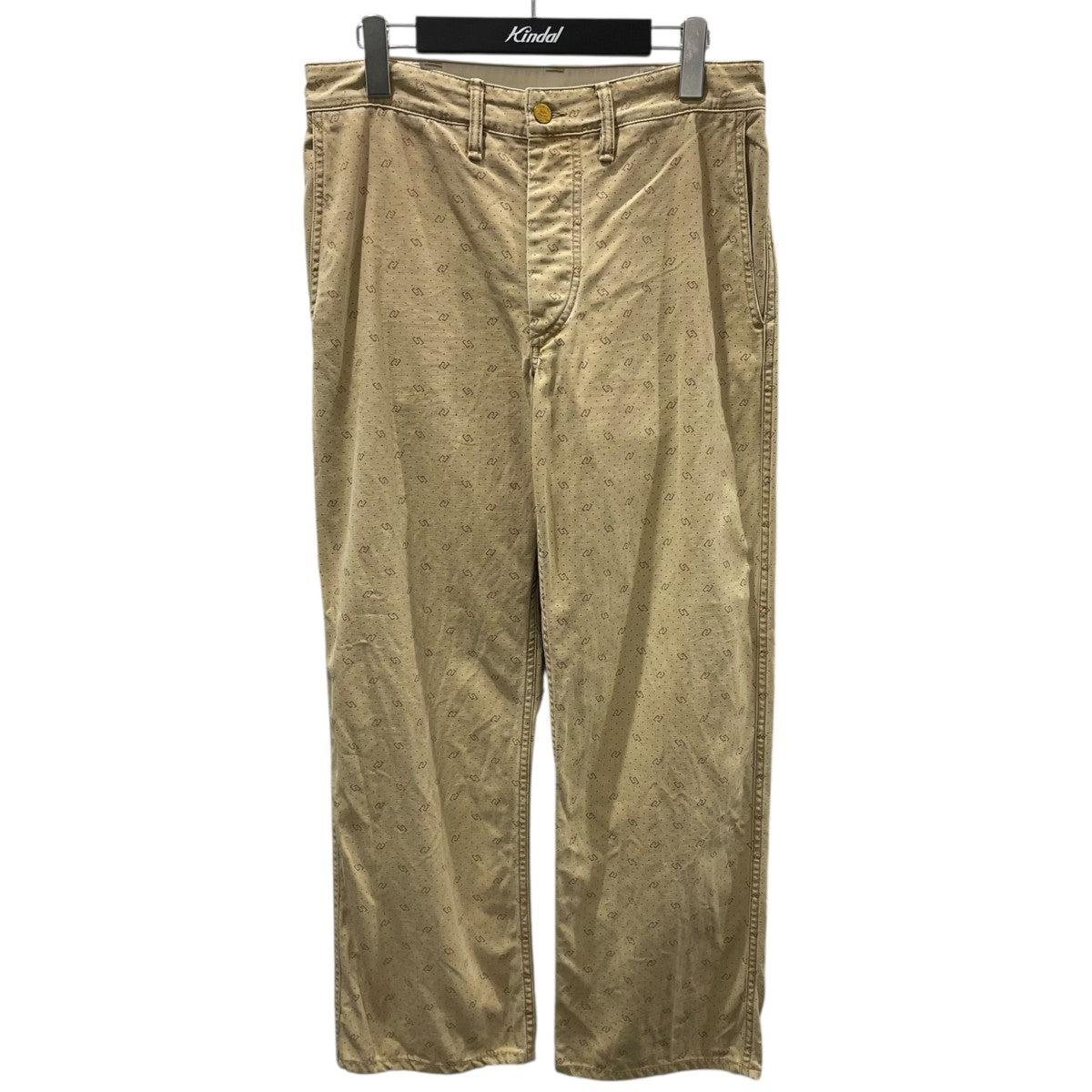 RRL ウォッシュ加工チノパンツ Field Trouser Print Reverse-Twill Printed フィールドトラウザー プリント リバースツイル プリンテッド 782911145001 古着・中古-1枚目のアイテム画像