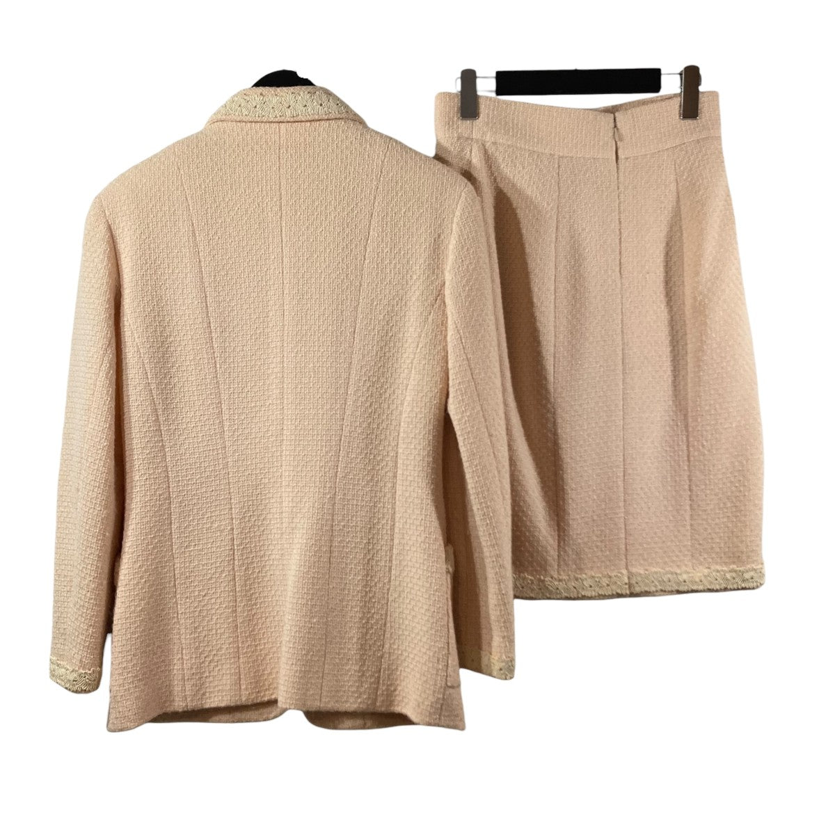 CHANEL(シャネル) セットアップスーツ ピンクベージュ サイズ 38