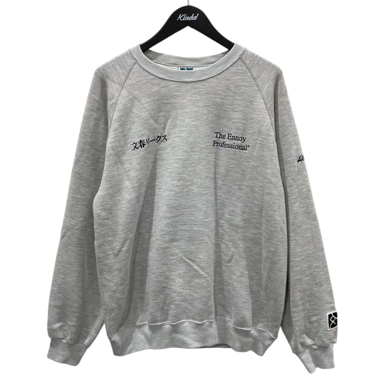 21SS ロゴ刺繍スウェットトレーナー Sweat Crewneck スウェットクルーネック SS21BRENCT08NTL