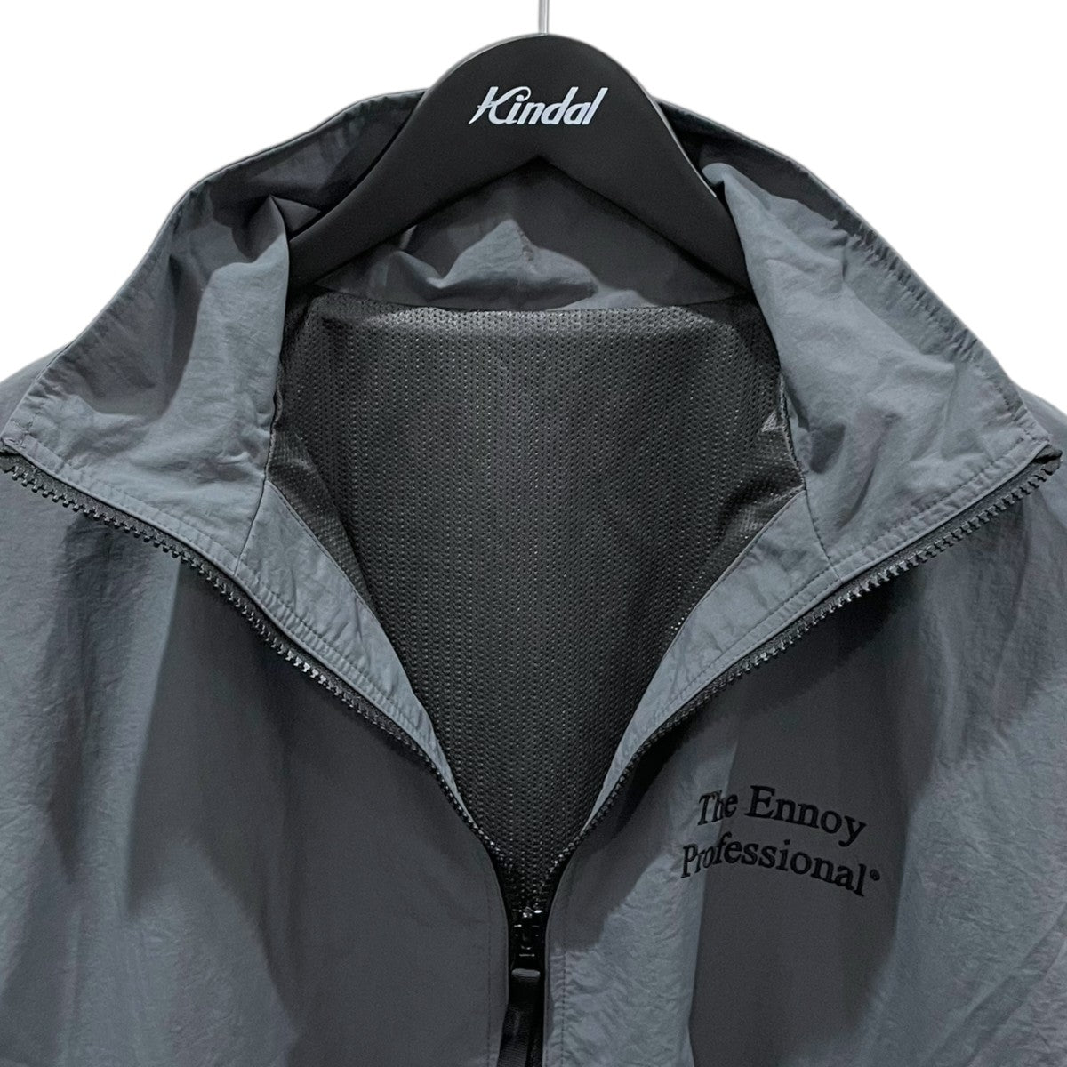 The Ennoy Professional×スタイリスト私物 21AW ロゴ刺繍ジップアップ