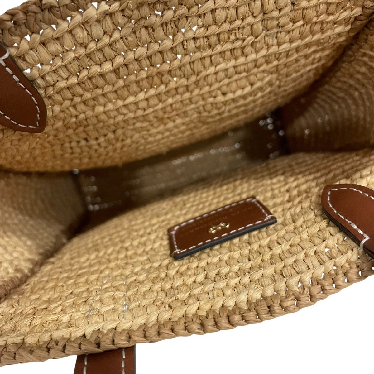 Eyes N S Raffia in Natural ミニ・トート2WAYバッグ
