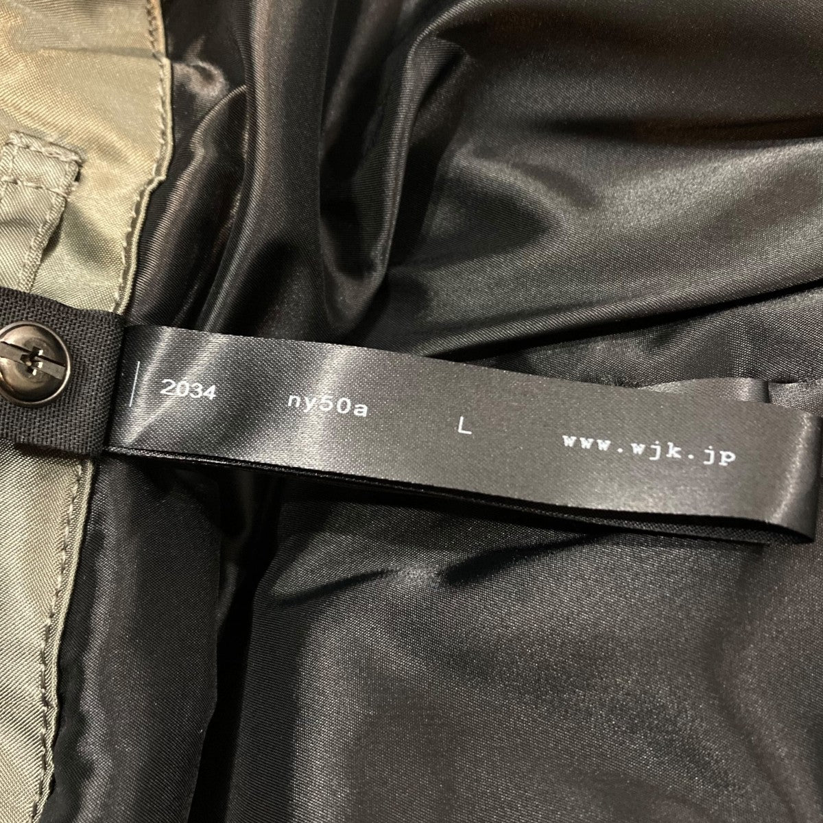 wjk vintage twill MA-1ジャケットny50a 古着・中古-6枚目のアイテム画像