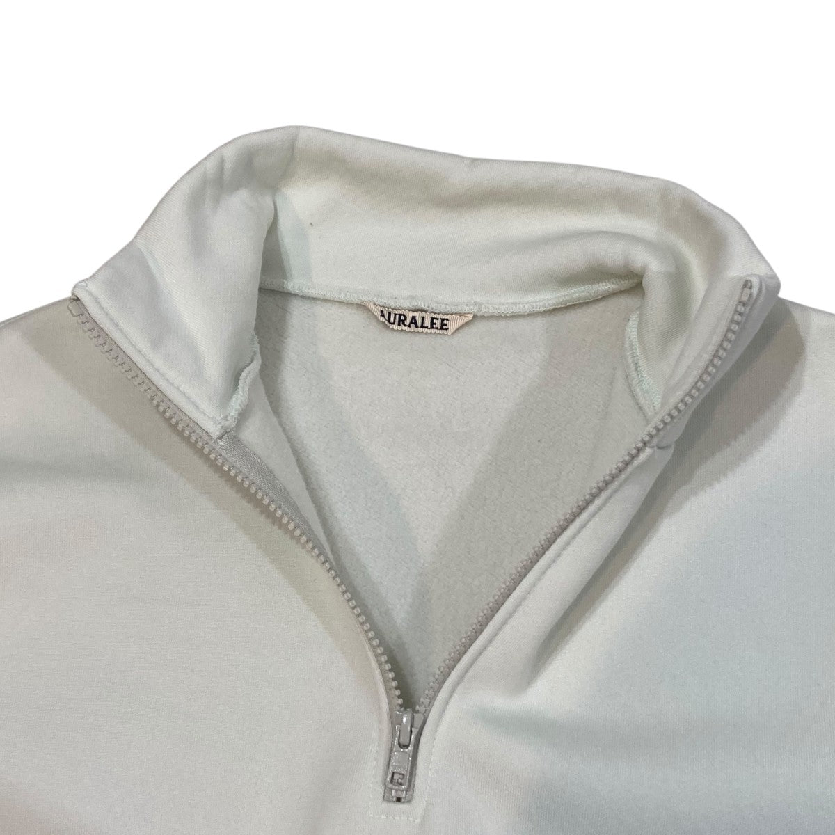 AURALEE(オーラリー) BAGGY POLYESTER SWEAT HALF ZIP P Oハーフジップ