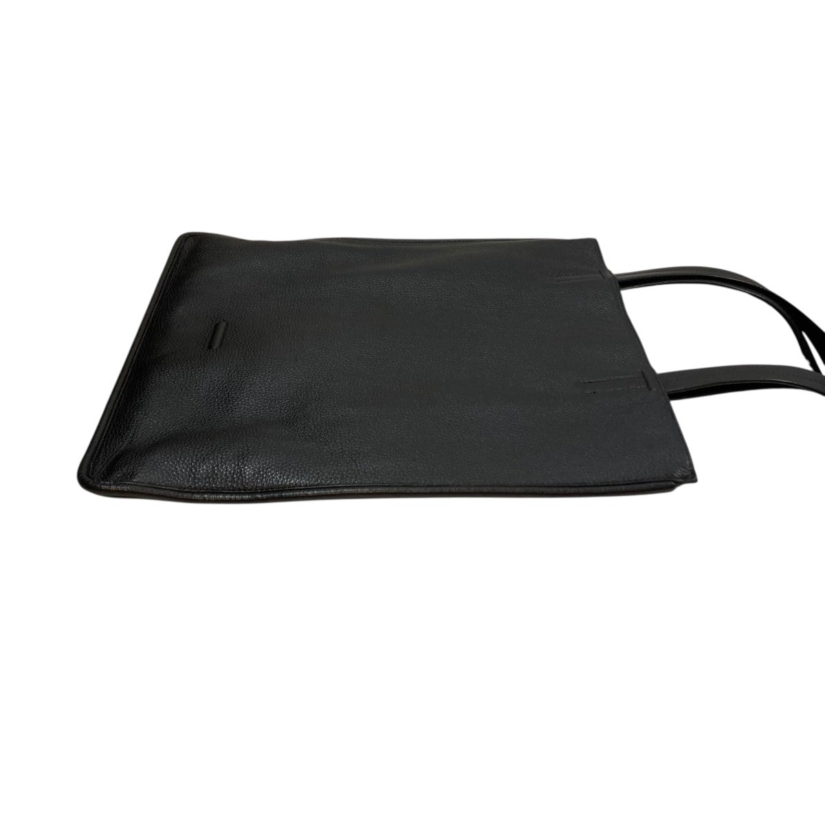 フラットレザートートレザーバッグ