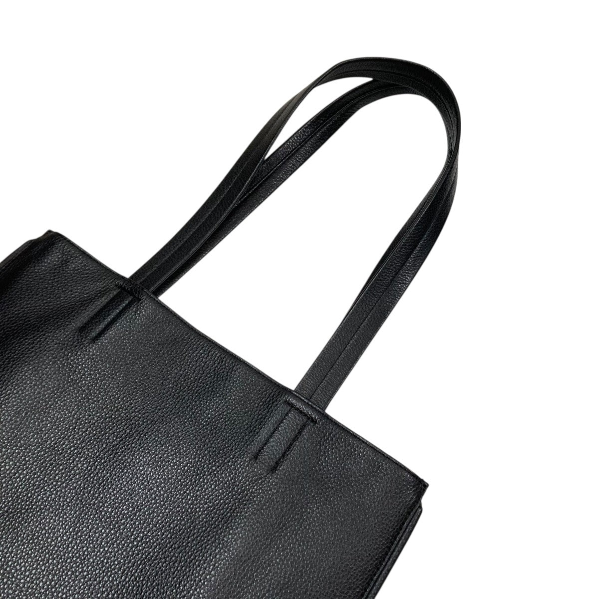 フラットレザートートレザーバッグ