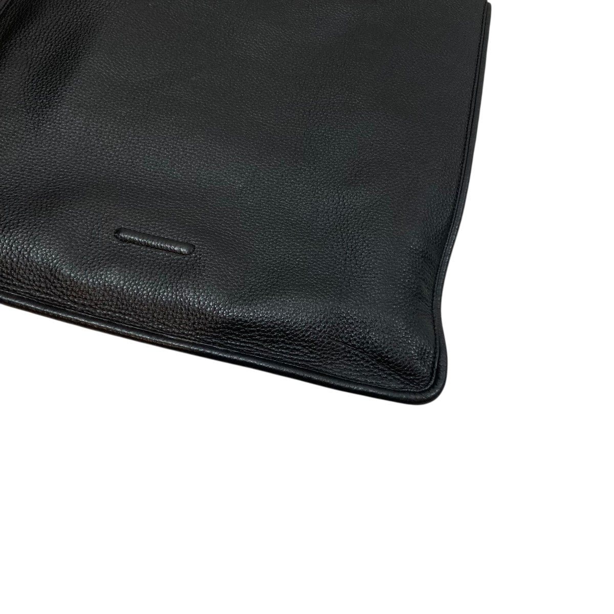 フラットレザートートレザーバッグ