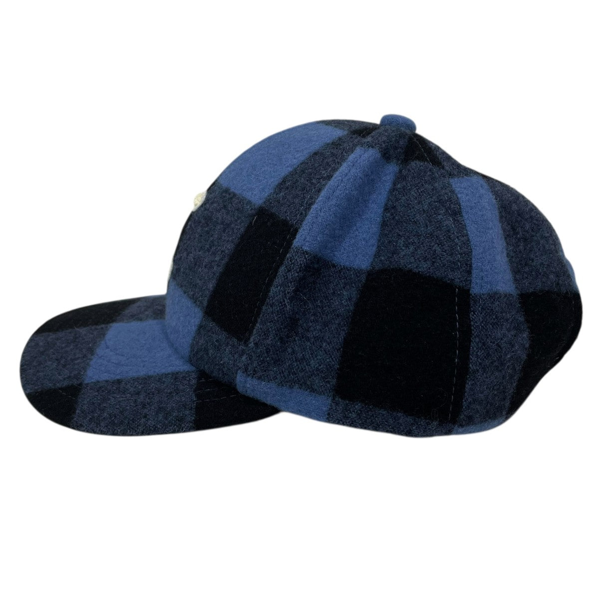 chiii(チー) チェック柄ベースボールキャップ Wool cap ウールキャップ