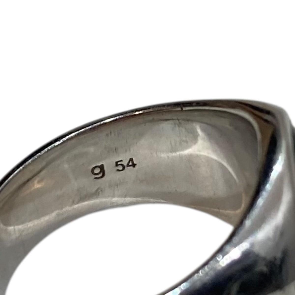 TOM WOOD(トムウッド) Oval Green Marbleリング シルバー×グリーン