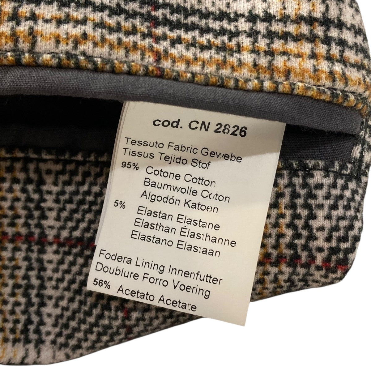 チェックジャケットCN 2826