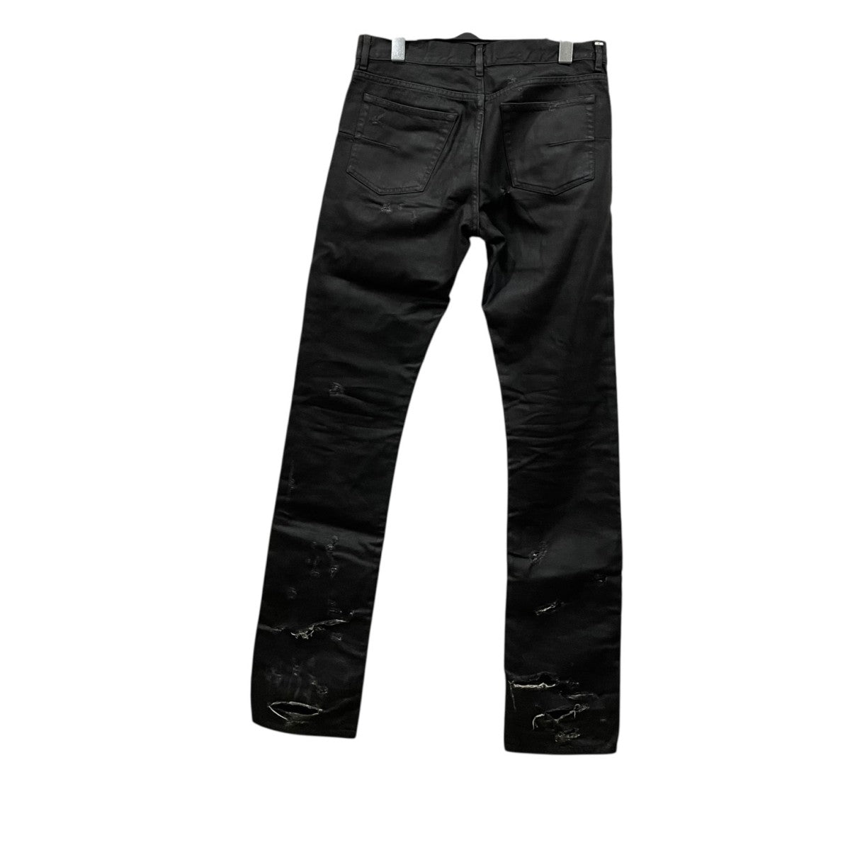 Dior Homme STRIP期 デストロイコーティングデニムパンツ4EH1018686 古着・中古-2枚目のアイテム画像