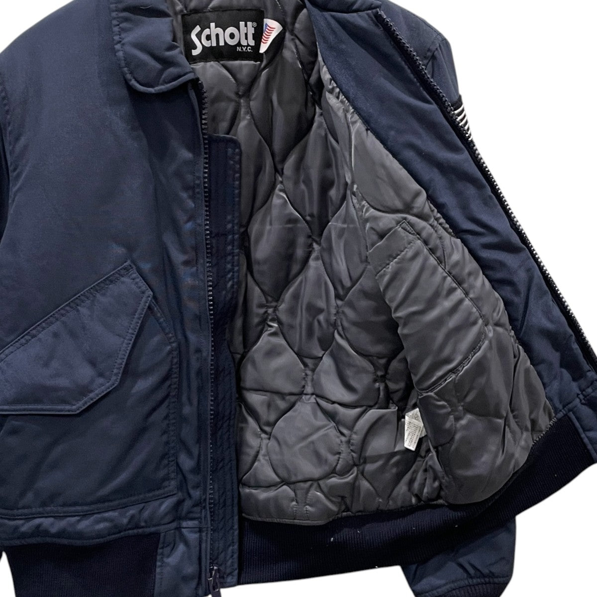 ジップアップ中綿ジャケット CORDURA CWU-45P フライトジャケット 3162017