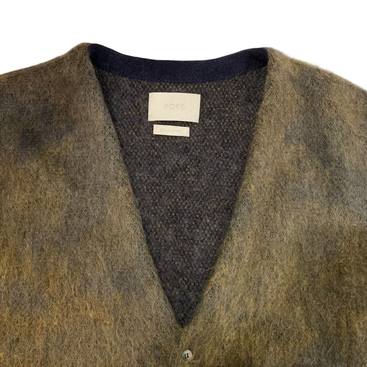 YOKE(ヨーク) LANDSCAPE MOHAIR JACQUARD CARDIGANモヘアカーディガン