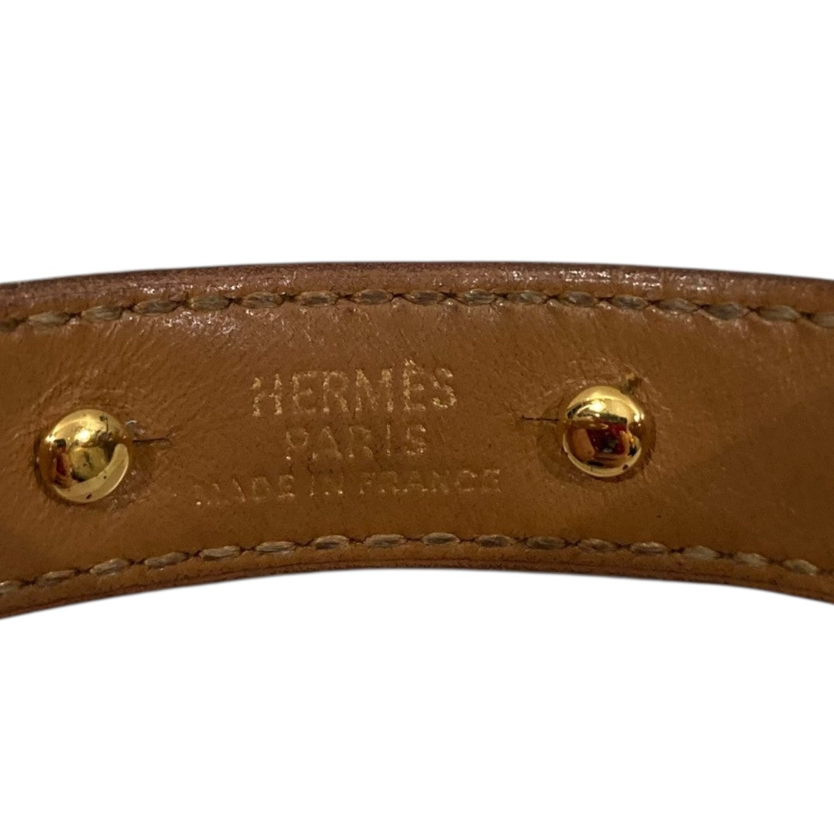 HERMES シェーヌダンクル レザーブレスレットバングル 古着・中古-8枚目のアイテム画像