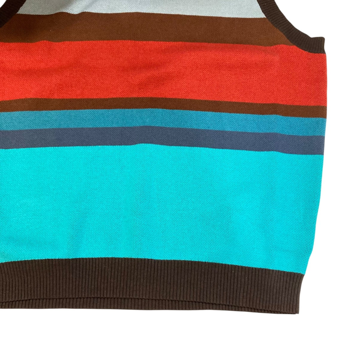 Border Knit VestニットベストTTT-2022AW-KT02