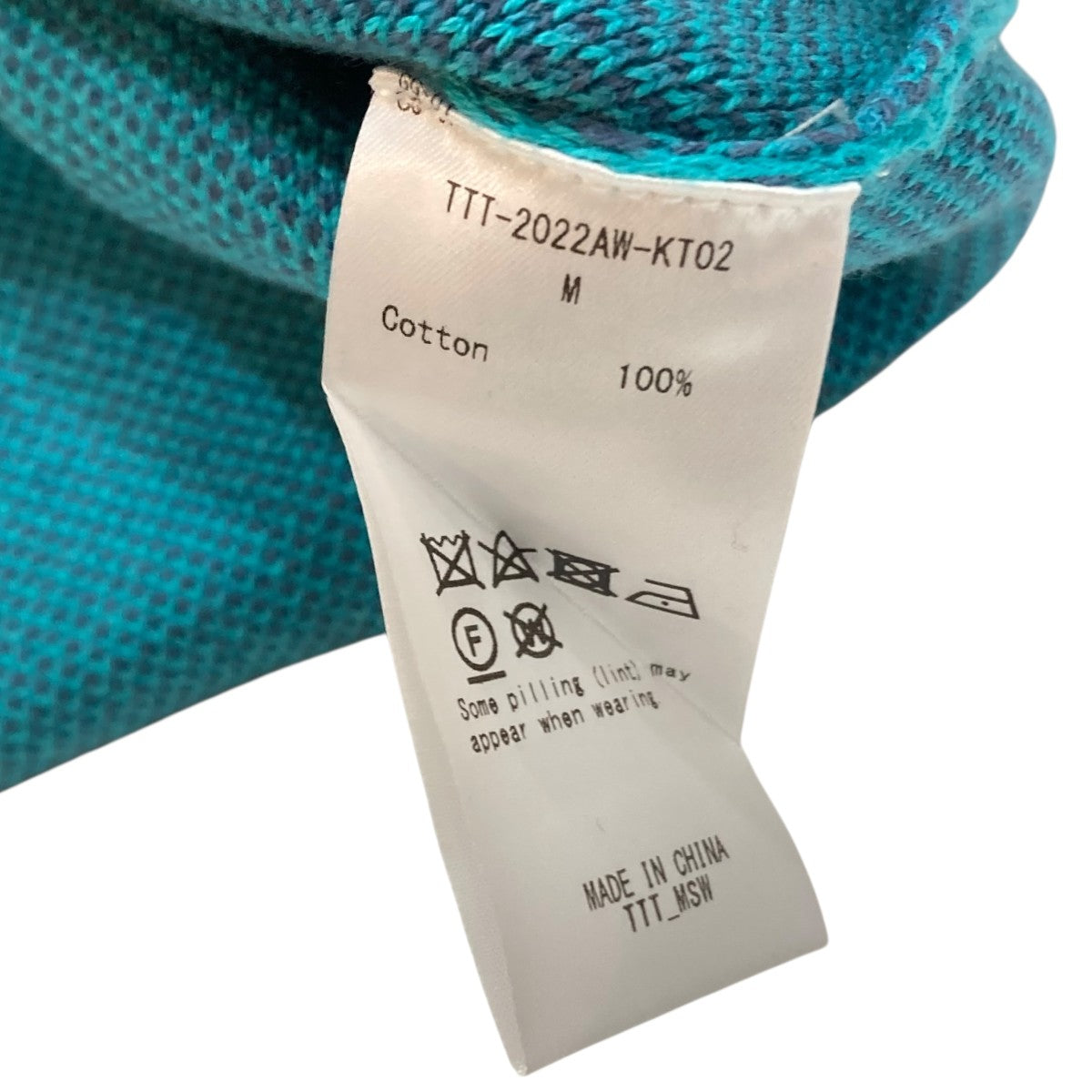 Border Knit VestニットベストTTT-2022AW-KT02