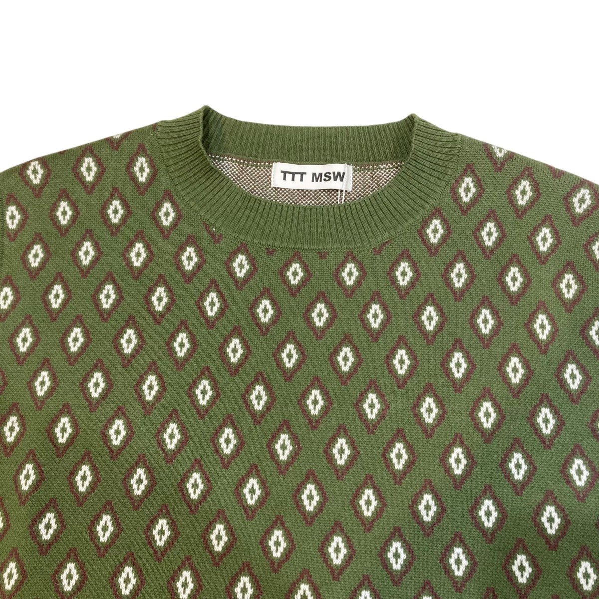 Diamond Knit Polo VestニットベストTTT-2023SS-KT11