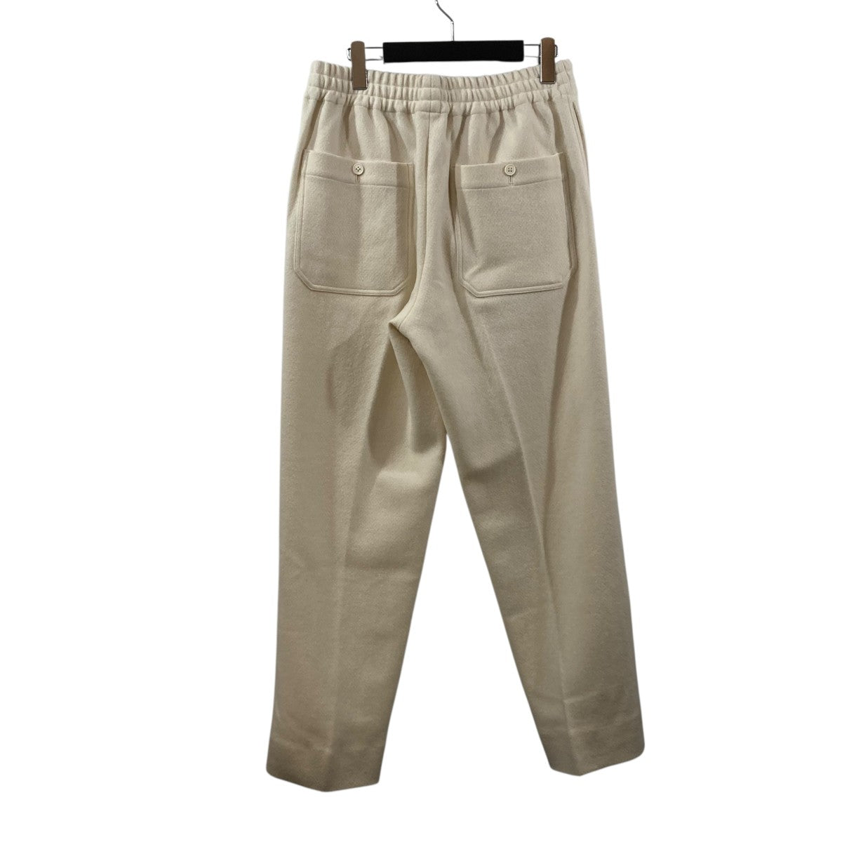 nonnotte(ノノット) ELASTIC BAGGY TROUSERSウールパンツN-23A-030 N