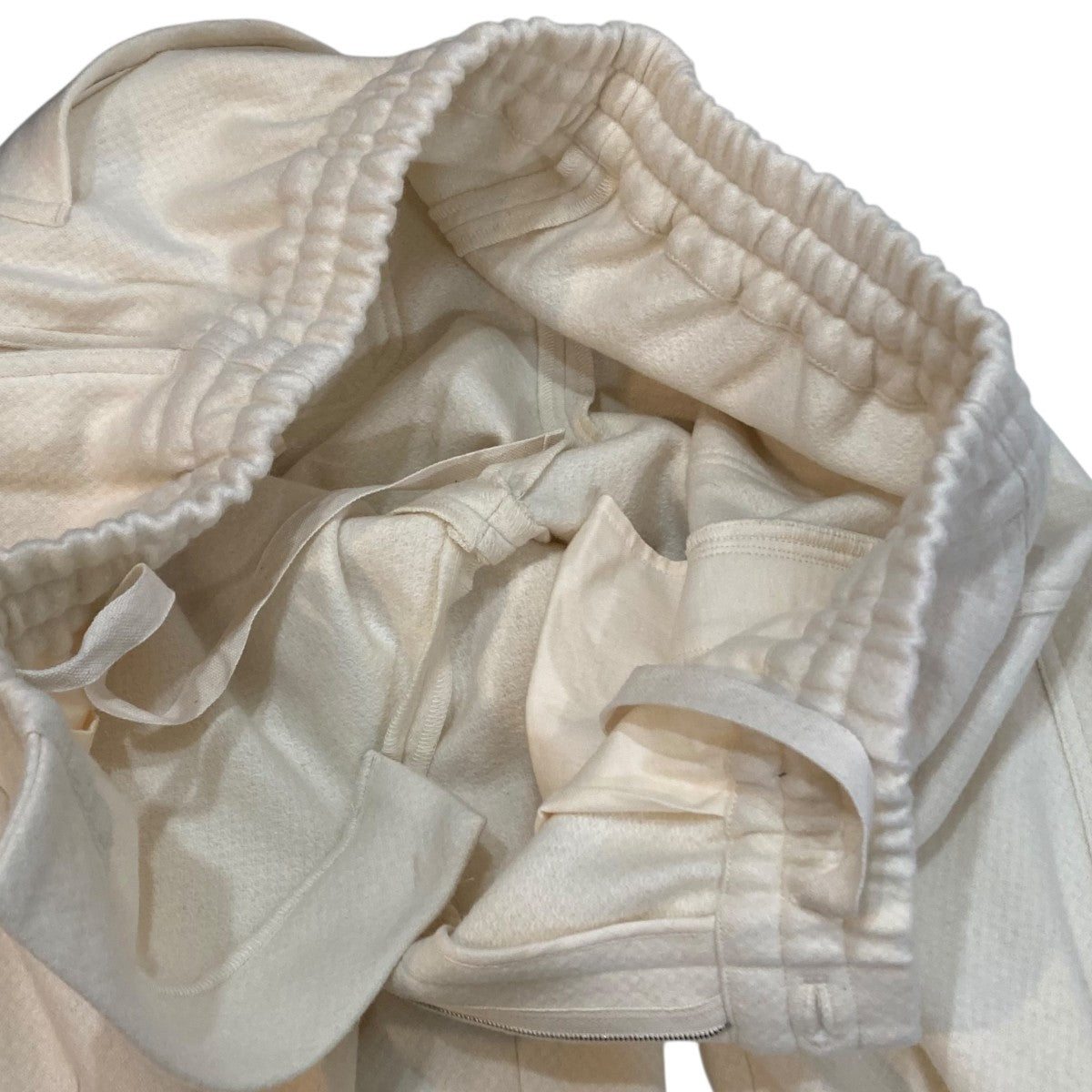 ELASTIC BAGGY TROUSERSウールパンツN-23A-030