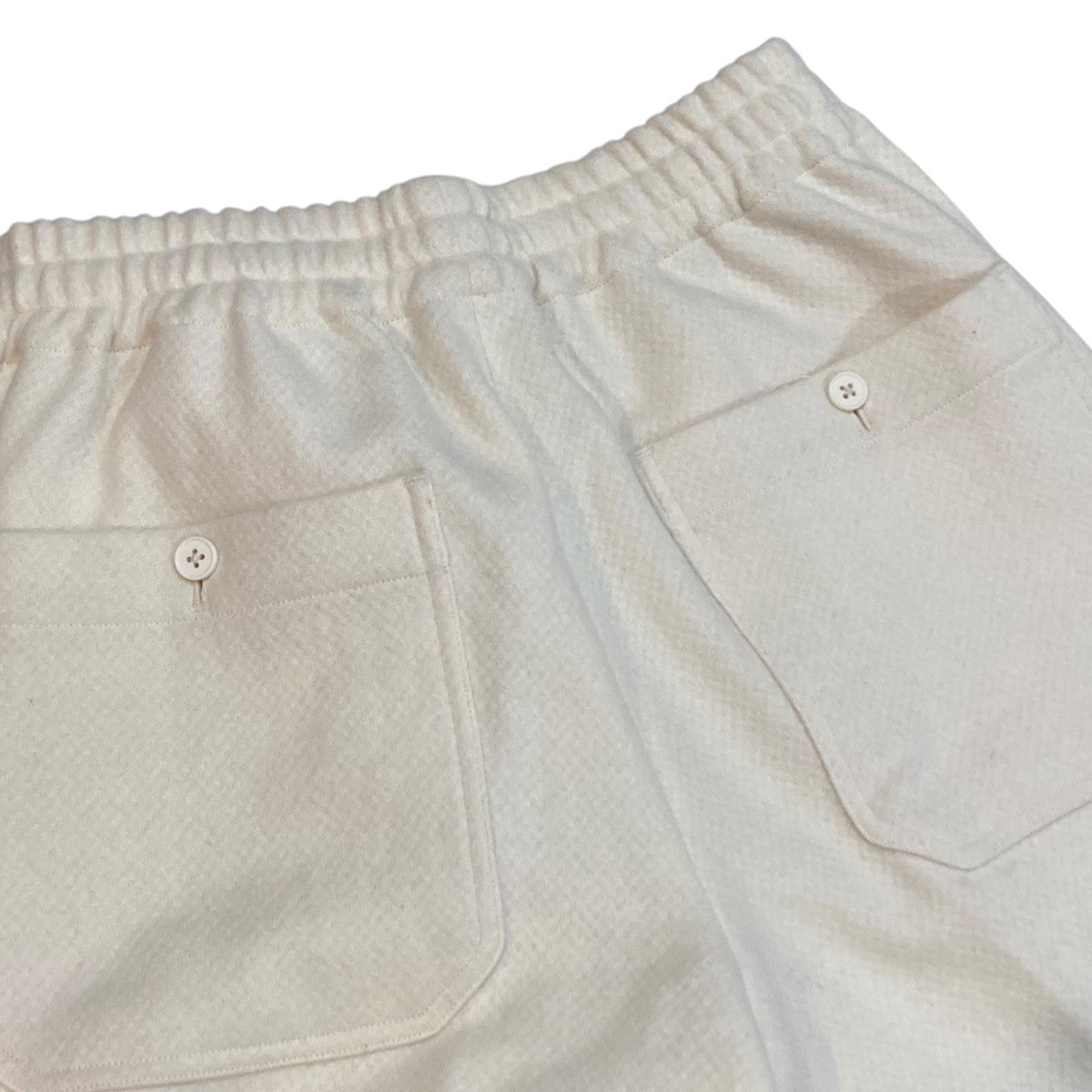 nonnotte(ノノット) ELASTIC BAGGY TROUSERSウールパンツN-23A-030 N