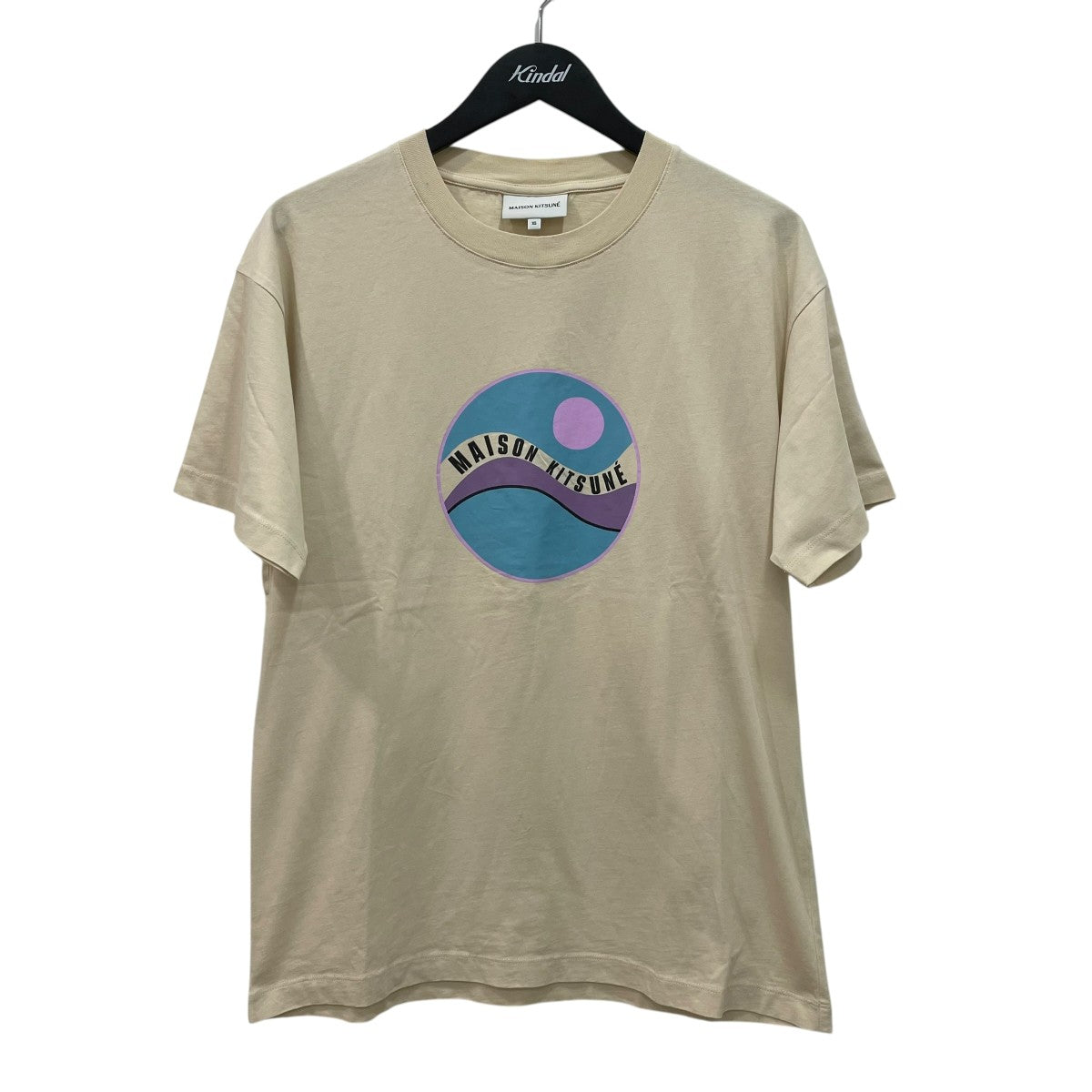 MAISON KITSUNE ポップ ウェーブ リラックスド Tシャツ半袖ＴシャツMW00118KJ0136 古着・中古-1枚目のアイテム画像