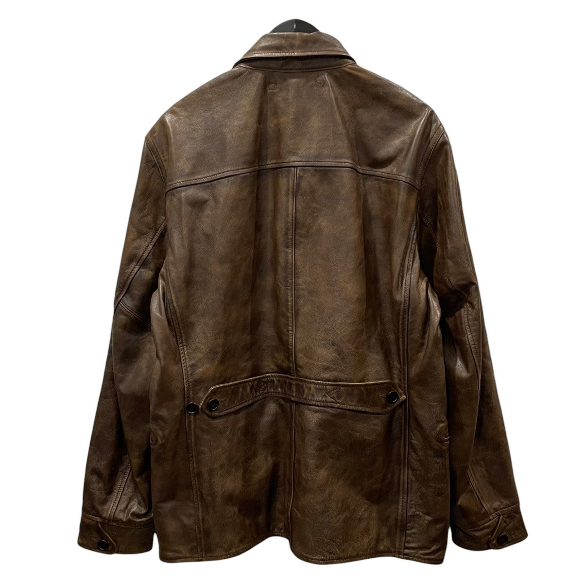 RRL 24AW レザージャケット LEATHER CAR COAT レザーカーコート 782795185001 古着・中古-2枚目のアイテム画像
