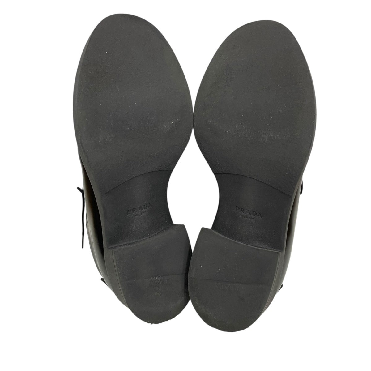 PRADA(プラダ) バックラバープレートシューズレザーシューズ1E877M