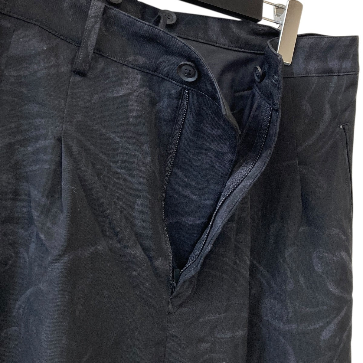 Yohji Yamamoto pour homme 総柄パンツHE-P80-510 古着・中古-3枚目のアイテム画像