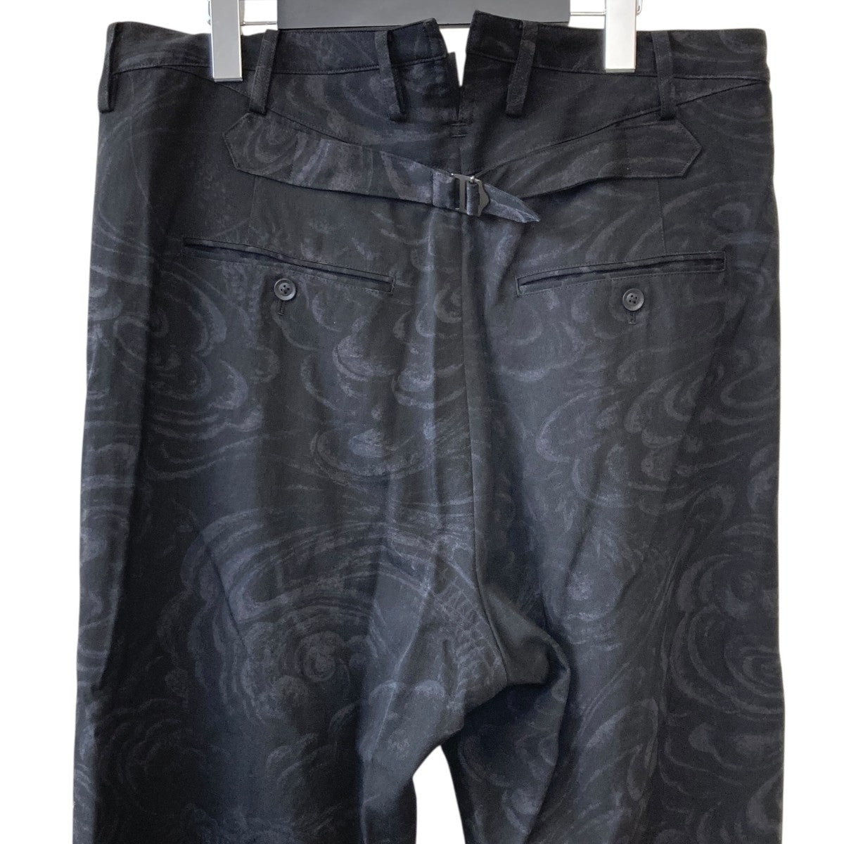 Yohji Yamamoto pour homme 総柄パンツHE-P80-510 古着・中古-4枚目のアイテム画像