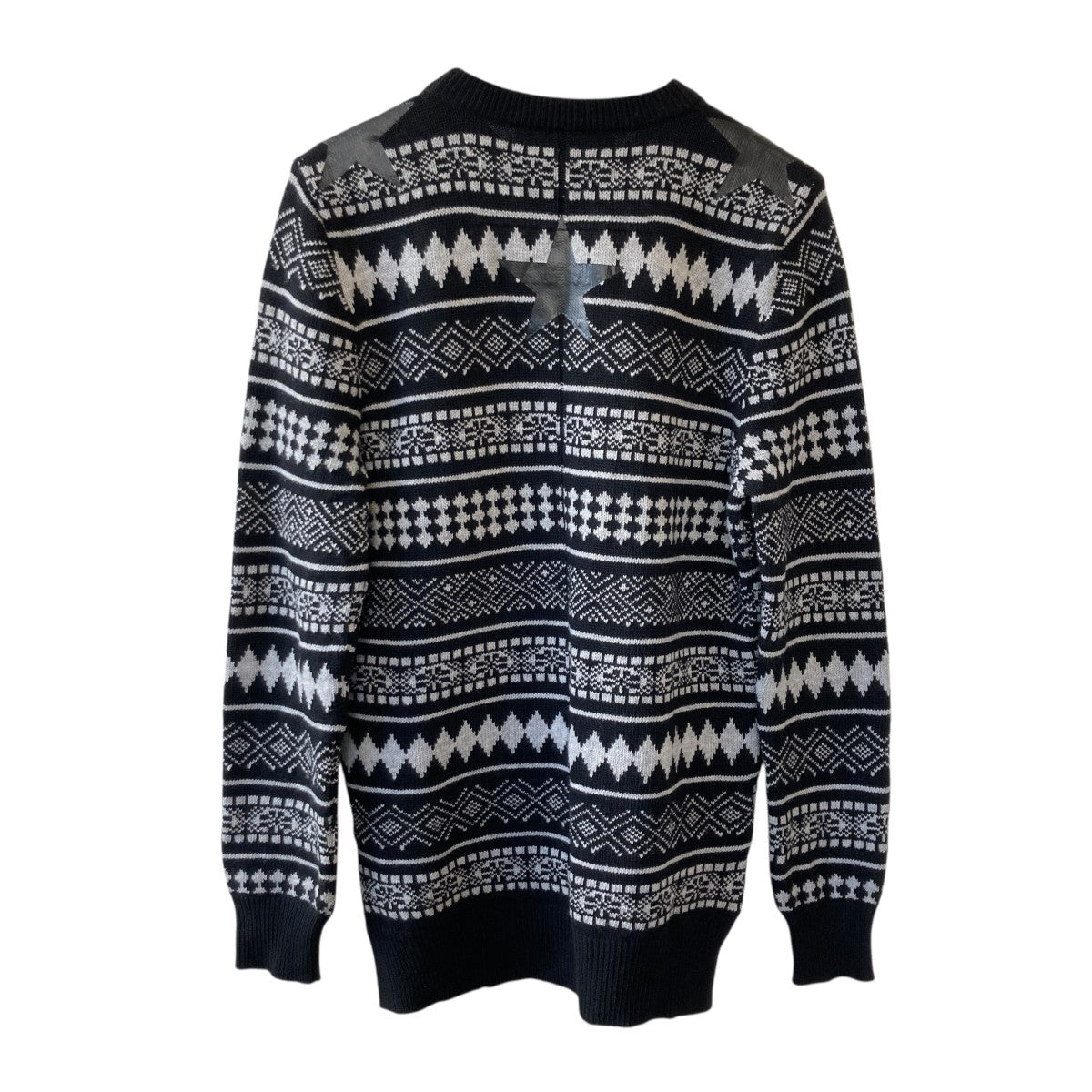 GIVENCHY 総柄クルーネック ニットセーター14F 7601 511 古着・中古-2枚目のアイテム画像