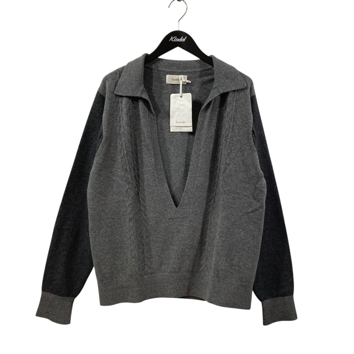 V Neck L S KnitVネックニットEP04KN01