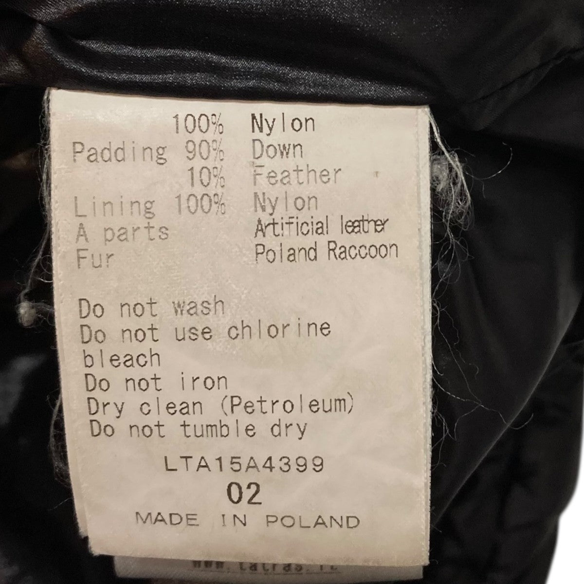 TATRAS ダウンジャケットLTA15A4399 古着・中古-9枚目のアイテム画像