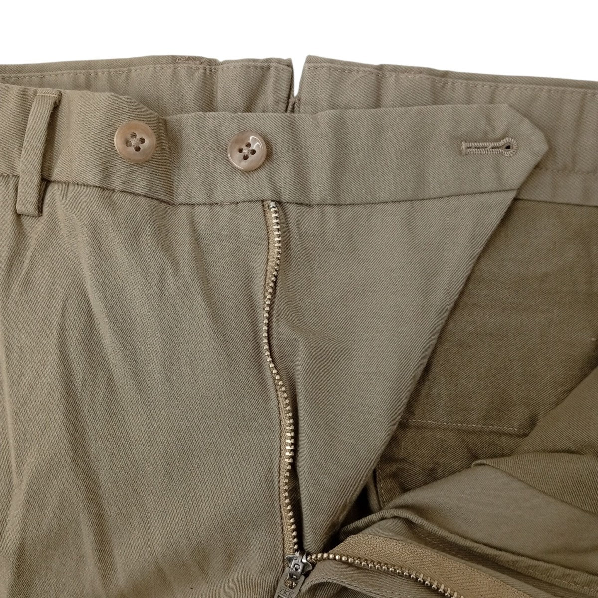 UNITED ARROWS TOKYO ギャバジン スリムテーパード ノープリーツスラックス1114-177-9118 古着・中古-3枚目のアイテム画像