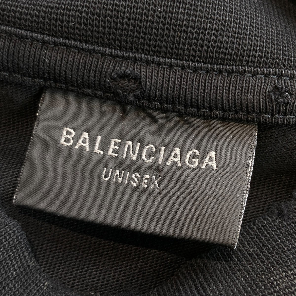 BALENCIAGA パリムーン ユーズド加工 オーバーサイズ Tシャツ739028 古着・中古-5枚目のアイテム画像