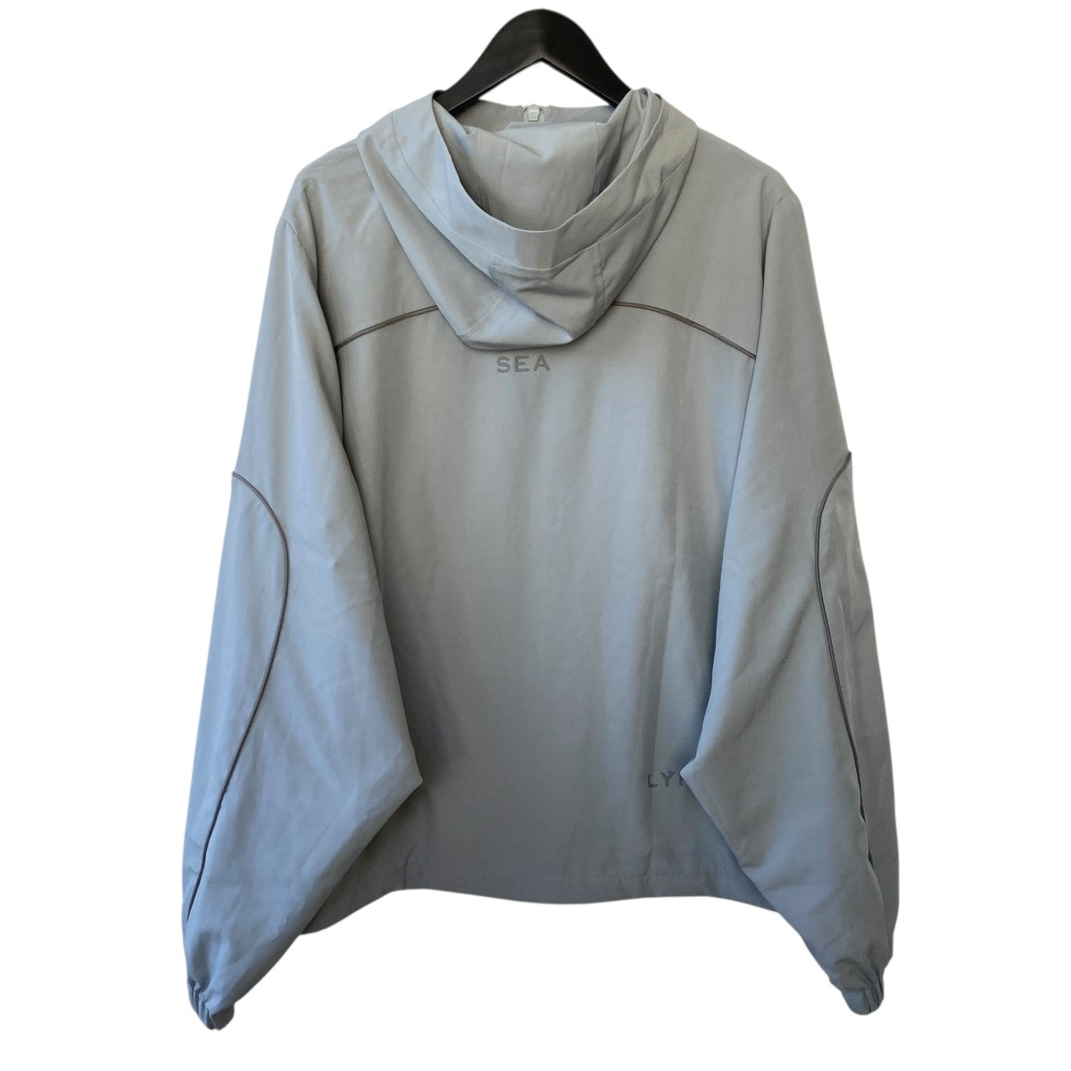 WIND AND SEA×LYFT ジップアップ フードジャケット グレー サイズ M