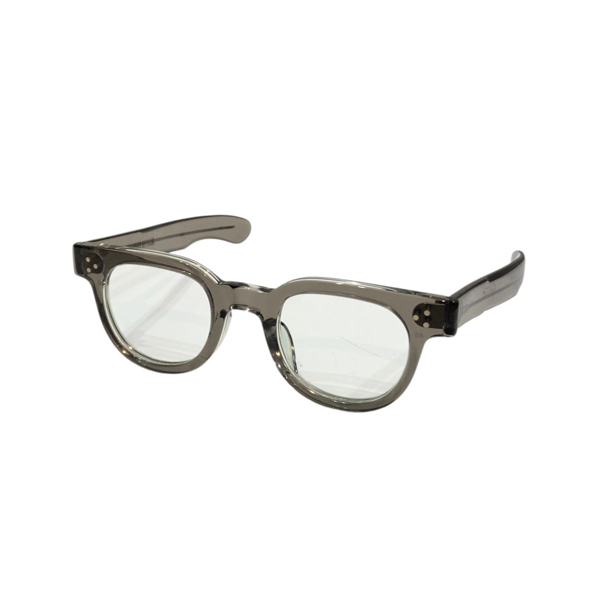 JULIUS TART OPTICA GREY CRYSTAL II眼鏡PL-106L 古着・中古-1枚目のアイテム画像
