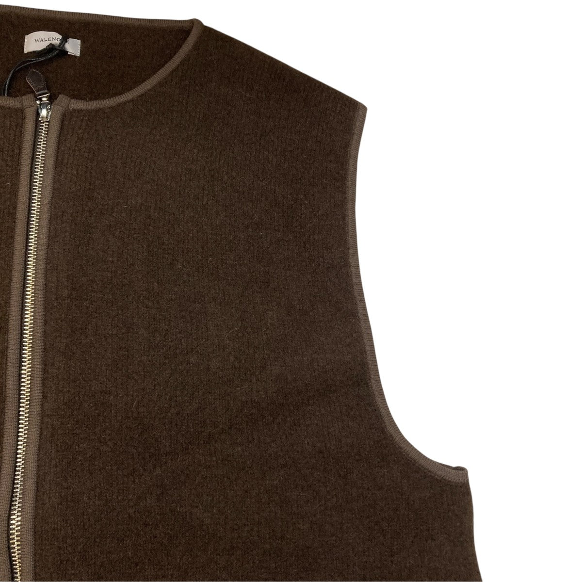 INNOCENT YAK ZIP UP VESTニットベストwn25-19fw221