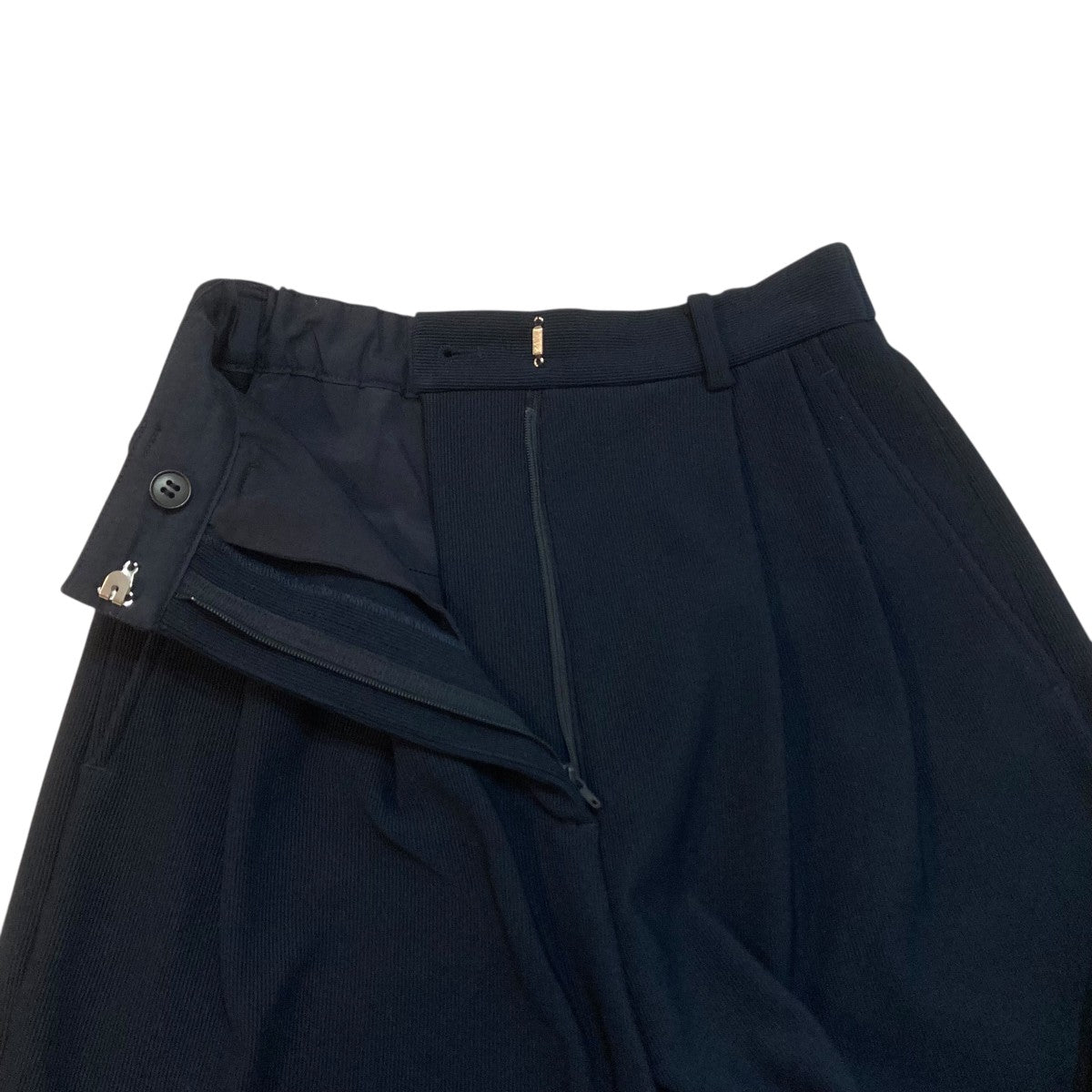 CLANE RIB STRIPE TUCK PANTSタックパンツ15110-7132 古着・中古-3枚目のアイテム画像