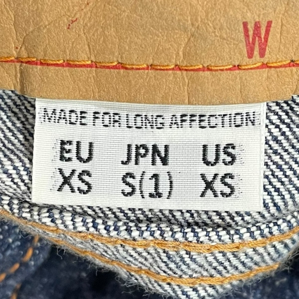 orSlow デニムジャケット DENIM JACKET 古着・中古-7枚目のアイテム画像