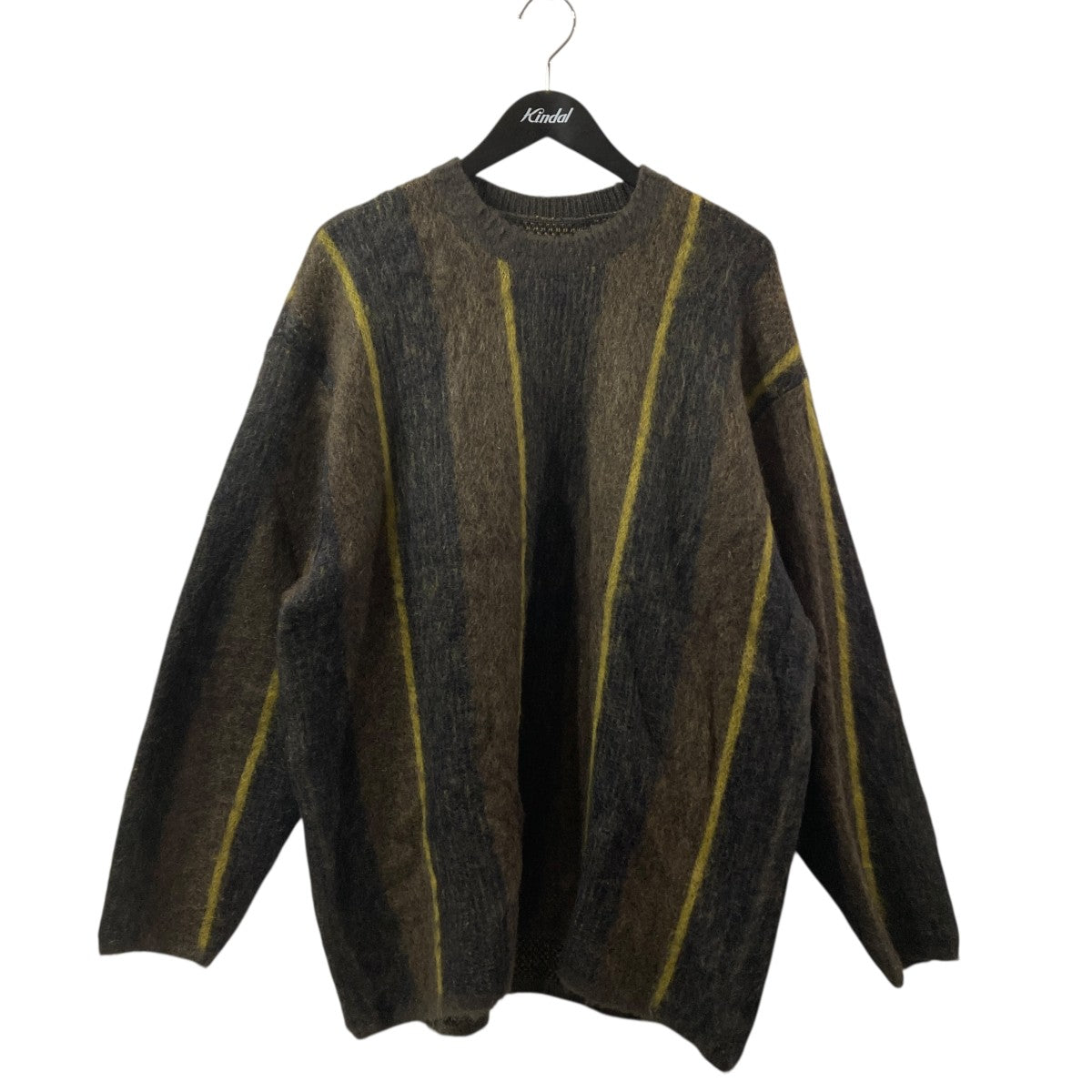 MOHAIR STRIPE KNIT LSニットST.455
