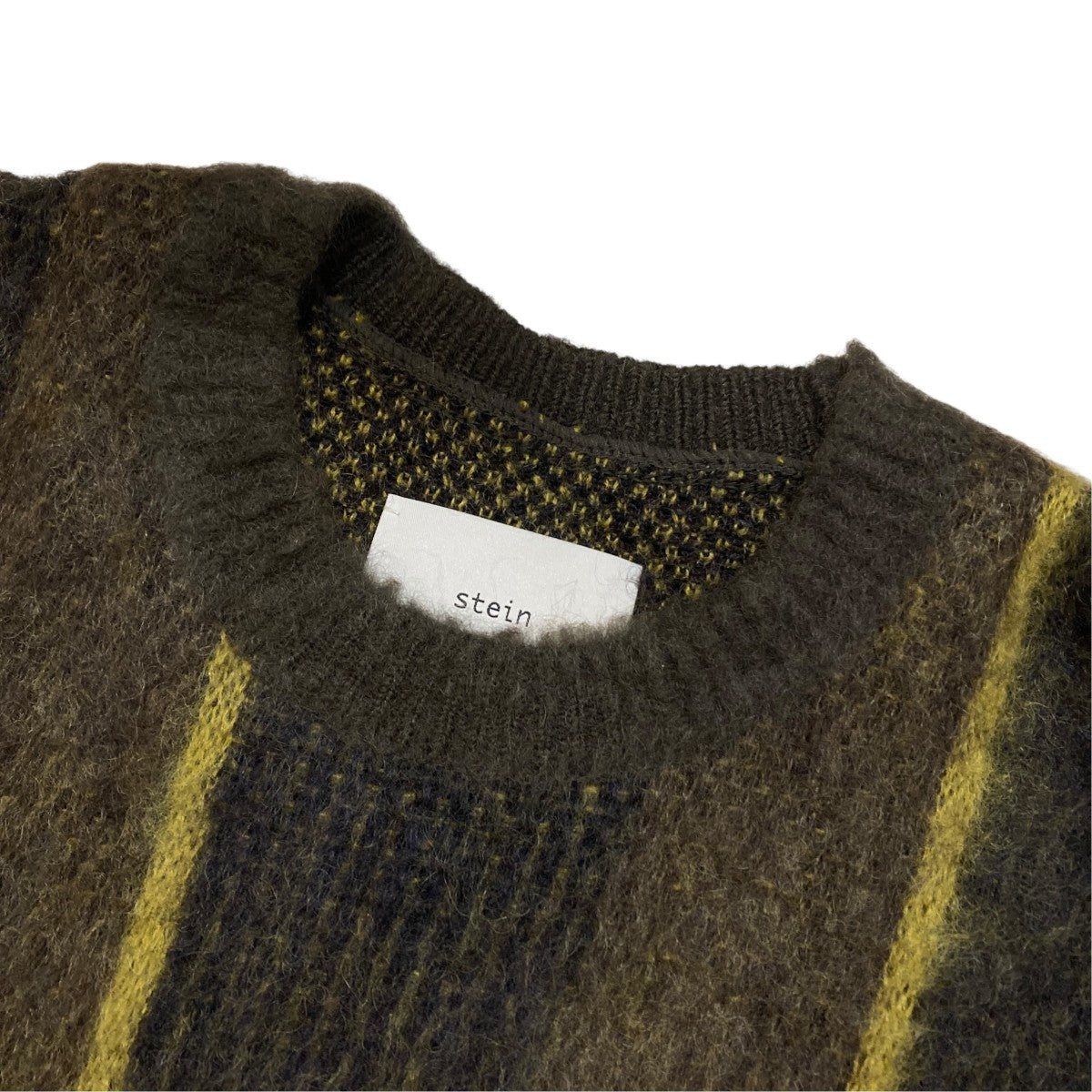 MOHAIR STRIPE KNIT LSニットST.455