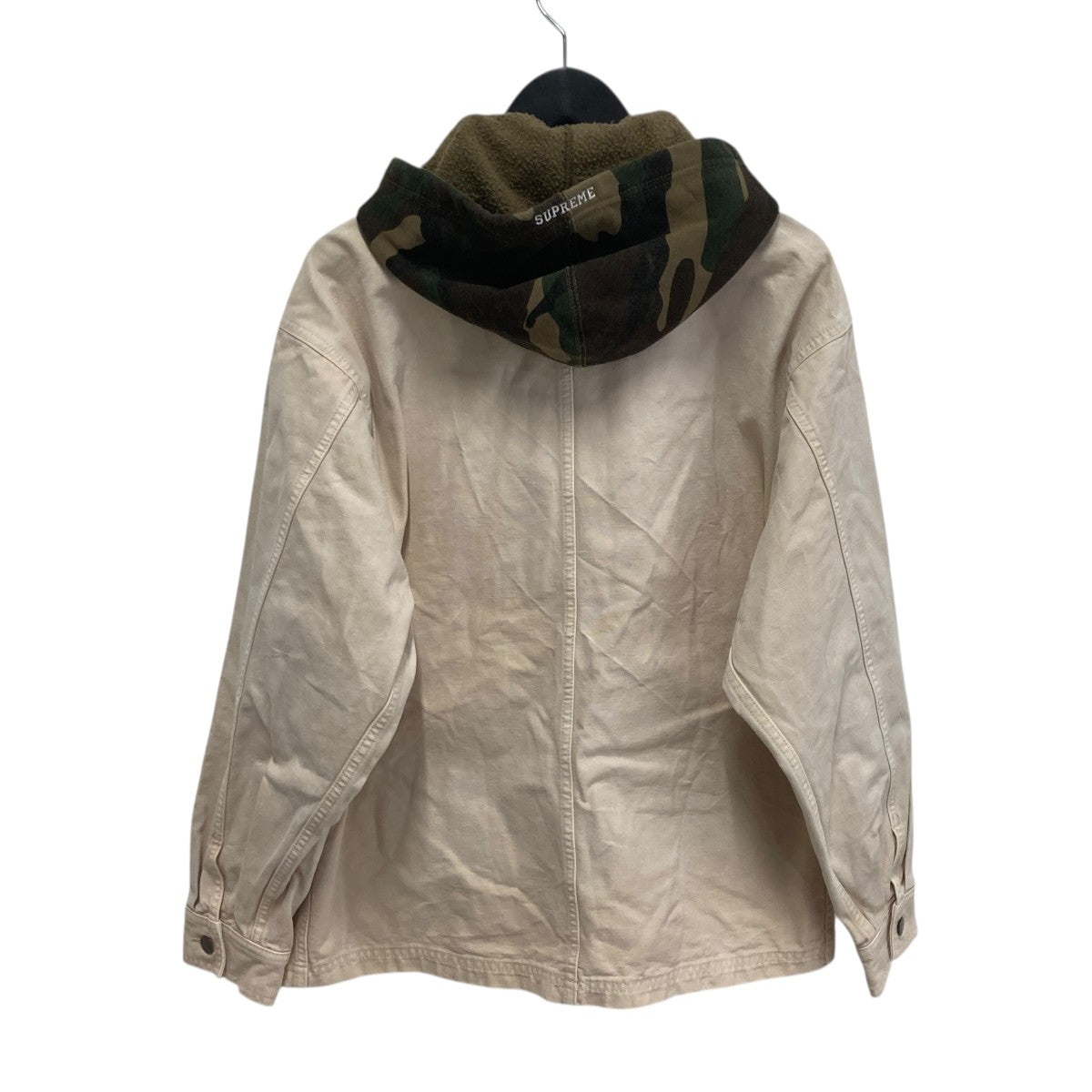 Supreme 25SSWorn Hooded Chore Coatデニムジャケット 古着・中古-2枚目のアイテム画像