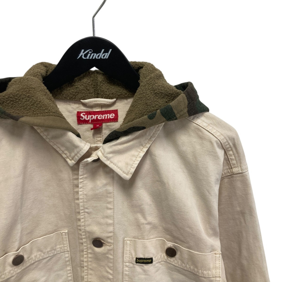 Supreme 25SSWorn Hooded Chore Coatデニムジャケット 古着・中古-3枚目のアイテム画像