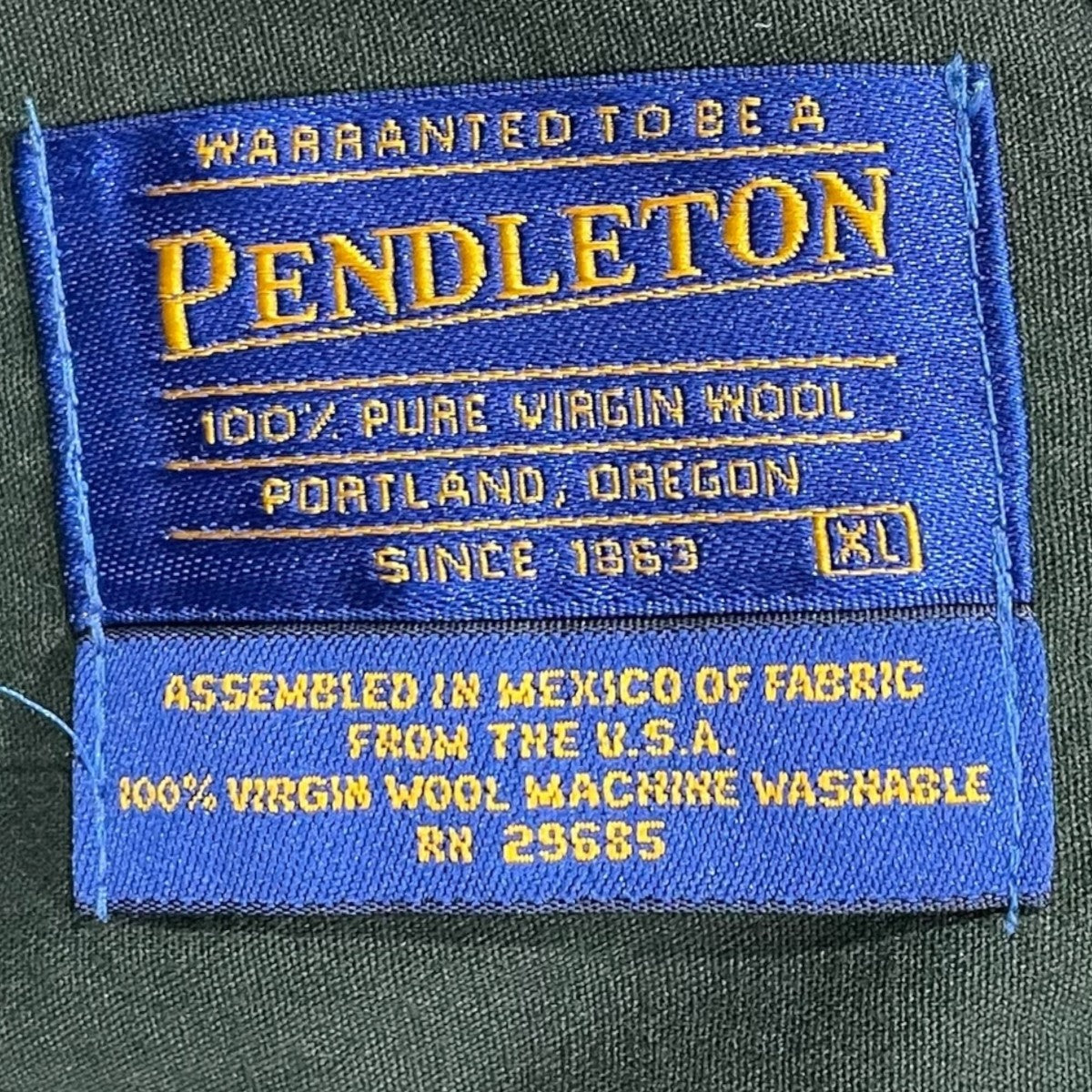 PENDLETON 90s オープンカラーチェック柄シャツ 古着・中古-6枚目のアイテム画像