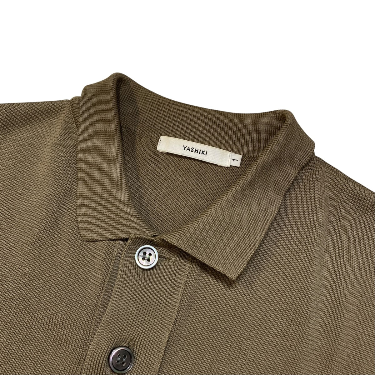 Yonaga Knit PoloニットポロシャツYSK-23AW-KN05