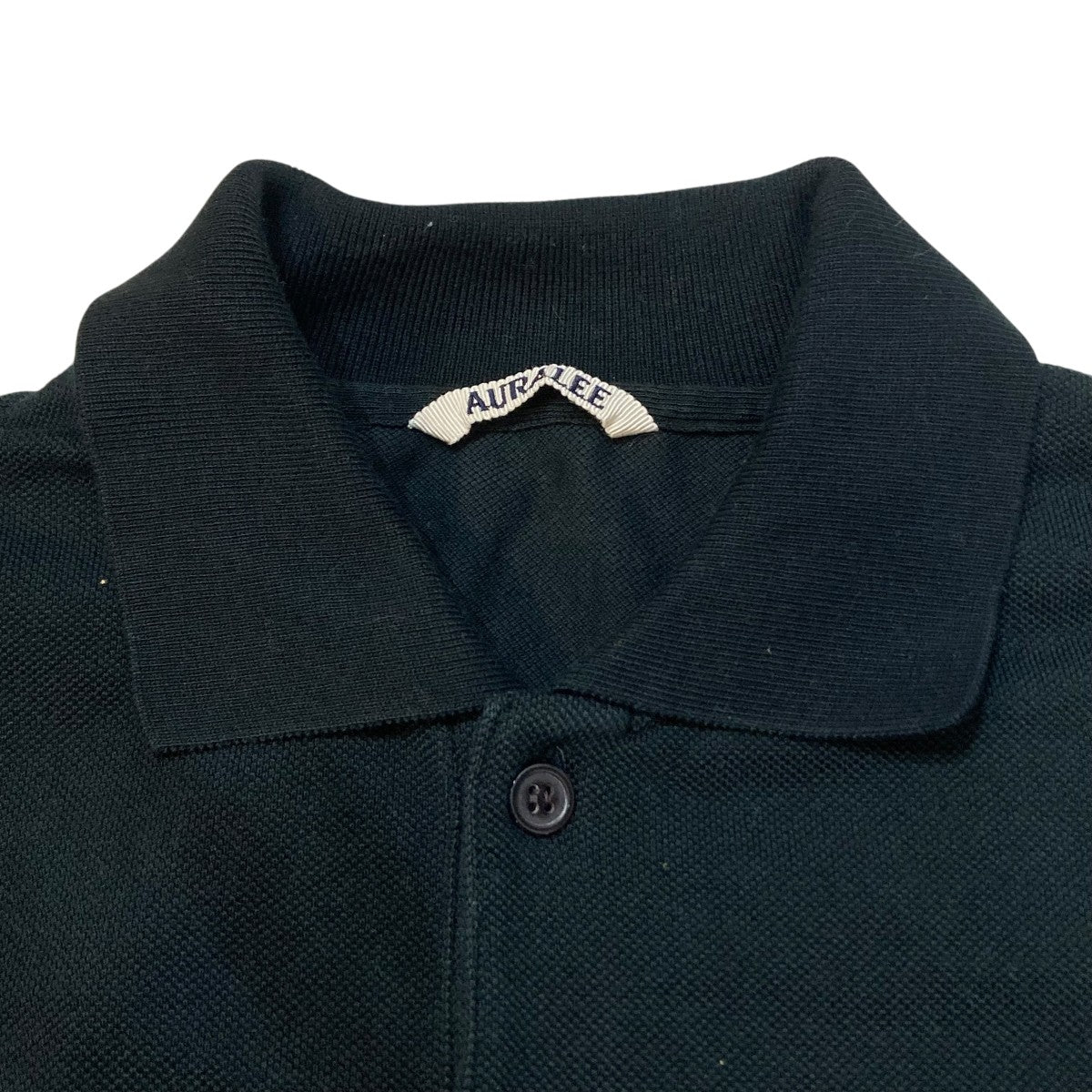 AURALEE SUPER SOFT PIQUE BIG POLO半袖ポロシャツA9SP01SK 古着・中古-3枚目のアイテム画像