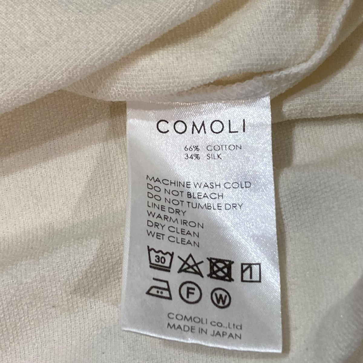 COMOLI 半袖TシャツM01-05008 古着・中古-7枚目のアイテム画像