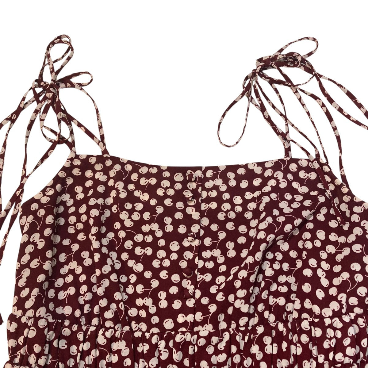 Her lip to Cherry Pattern Strap Topキャミソールブラウス1252302213 古着・中古-3枚目のアイテム画像