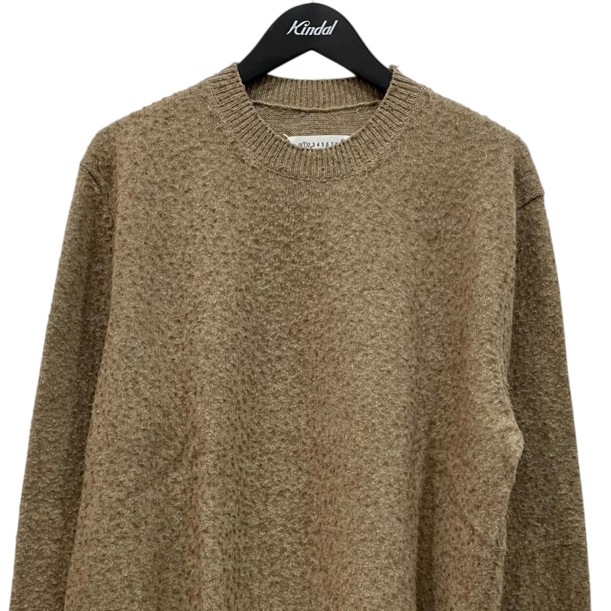 Maison Margiela シェットランドウールコットン ピリングニットセーター S50HL0033 M13108 古着・中古-3枚目のアイテム画像