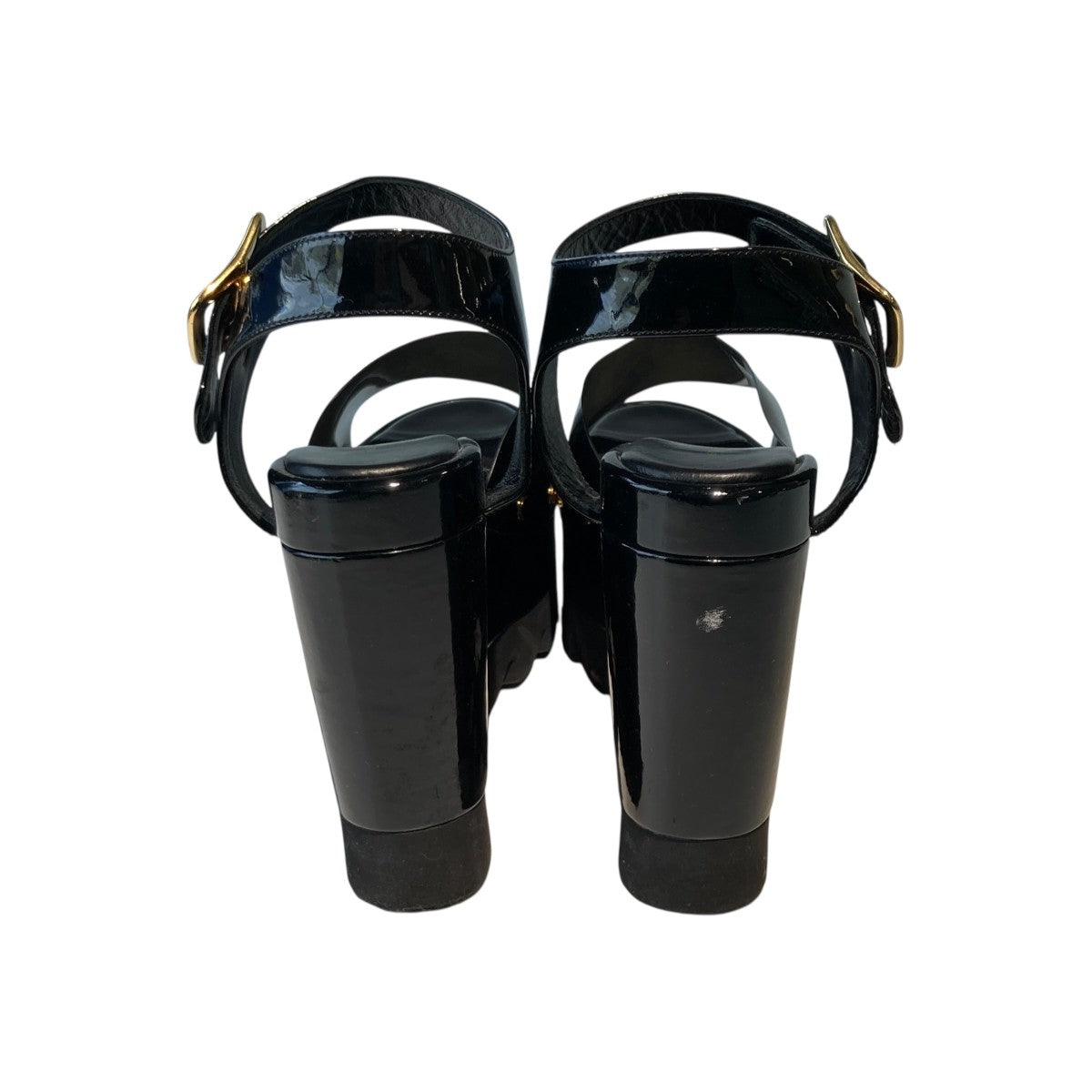 SueUNDERCOVER シャークソール エナメルヒールサンダルSUU1F01 古着・中古-4枚目のアイテム画像